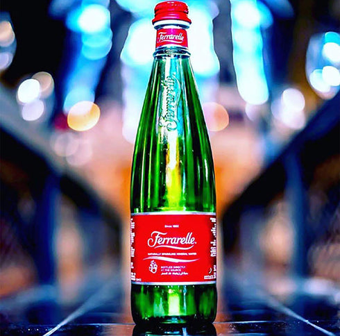 Ferrarelle 750 mL (6 - Sparkling Natural Mineral Water - Glass Bottles)