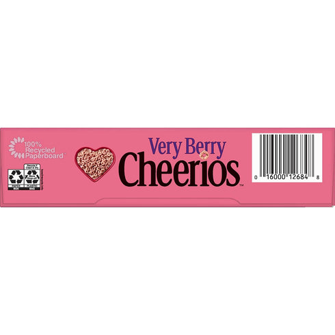 10.9 oz Very Berry Cheerios, Gluten Free, Breakfast Cereal, Box