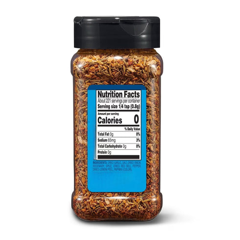 Generic 6.25 oz, Rosemary Garlic Seasoning Blend with Lemon Peel, Great for BBQ