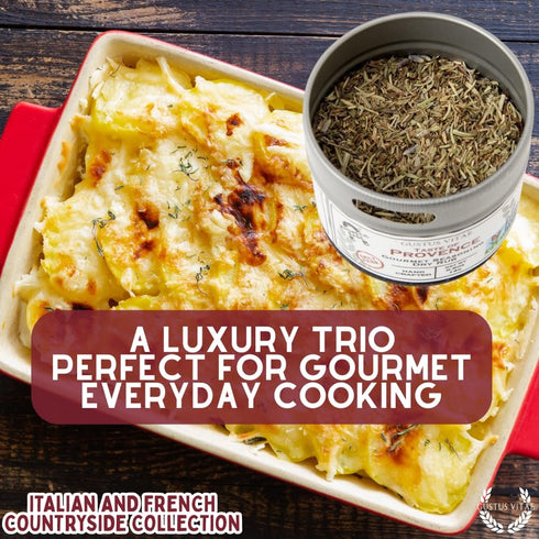Countryside GLP-1 3 Set Italian French Gourmet Seasoning & Spice Collection | Salt Free Spices | Artisanal Seasoning