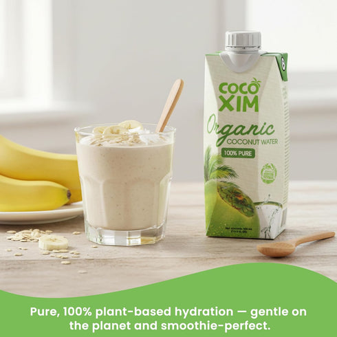 16.9 oz (Pack 12) 100% COCOXIM Ready to Drink Organic Coconut Water - of | Zero Added Sugar| Natural & Fresh