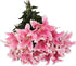 10 Stem Pink Giant Lilies Fresh Cut Flower Bouquet Very Fragrant Gifts for home decoration birthdays anniversaries