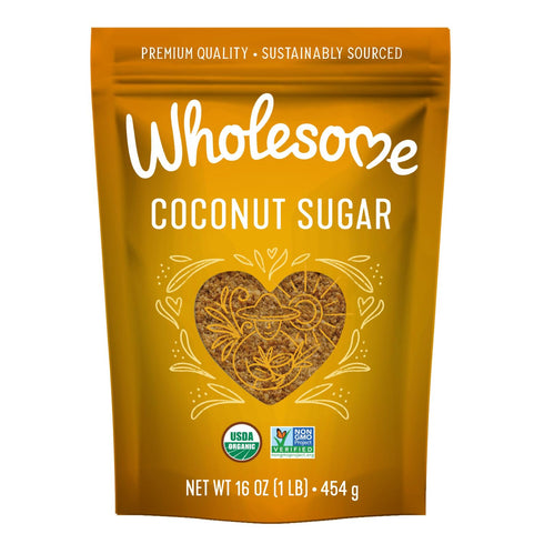 Wholesome Sweeteners 16-Ounce Organic Coconut Sugar, Non GMO, Gluten Free & Vegan