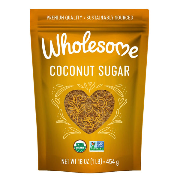 Wholesome Sweeteners 16-Ounce Organic Coconut Sugar, Non GMO, Gluten Free & Vegan