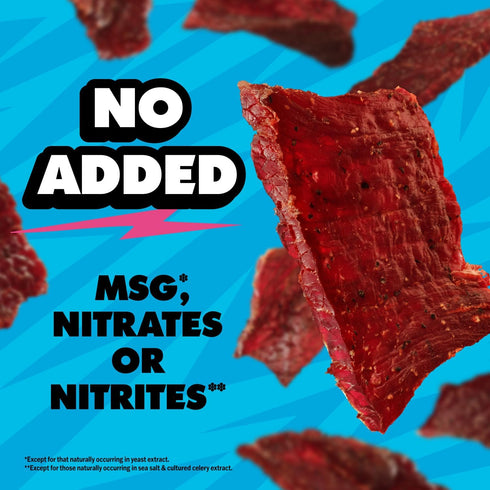 (10 Pack) 1.25 oz 13g 100% Jack Link's x MrBeast Original Beef Jerky - Bags - Ready to Eat Protein Snacks - Protein per