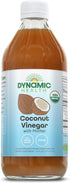 Dynamic Health Coconut Vinegar with Mother - USDA Organic Fermented Coconut Vinegar,