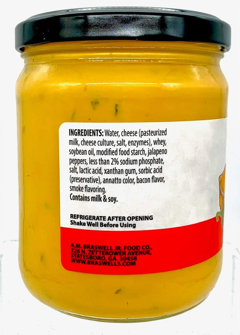 Bacon Jalapeno Cheese Dip by Braswell's - Gourmet Snack Delight