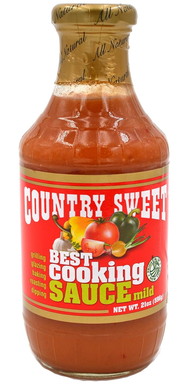 Country Sweet Sauce, Premium Cooking and Finishing Sauce (Mild, 21 oz)