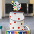 9th Slime Cake Topper - Art Themed Palette Painting Graffi Boy Girl Birthday Party Decorations Supplies for Nine Years