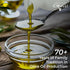 16.9 oz (500 ml) Cirulli Organic Italian Extra Virgin Olive Oil - Glass Olive Oil Bottle - fl - Natural-Harvesting
