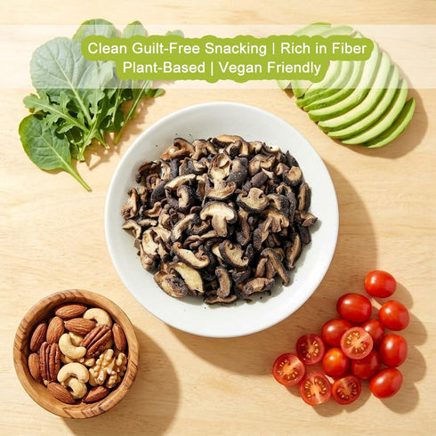 Robust Shiitake Mushroom Snack Chips