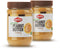 Haddar, 100% Pure & Natural Creamy Peanut Butter, 18oz Jar (2 Pack),