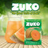 48 Packets Zuko Cantaloupe Powdered Drink Mix, No Added Sugar Needed, Ct Individual