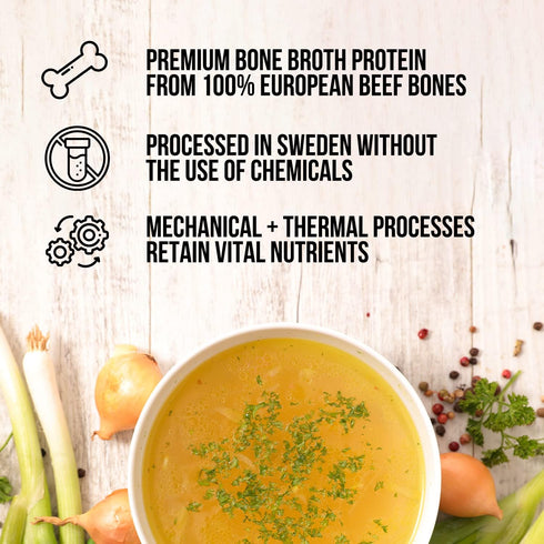 21G 17G 1LB NAKED Bone Broth - Beef Bone Broth Protein Powder - Protein, Collagen - Gut Health and Joint Supplement
