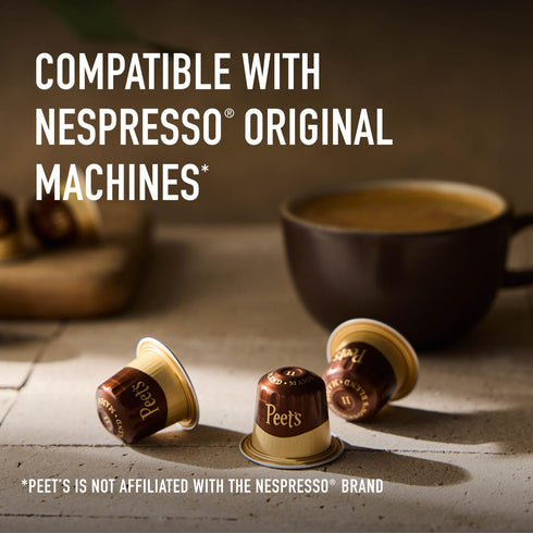 Pack, 8-11, 80 Count (8 10 Peet's Coffee, Dark Roast Espresso Capsules Variety Compatible with Nespresso Original