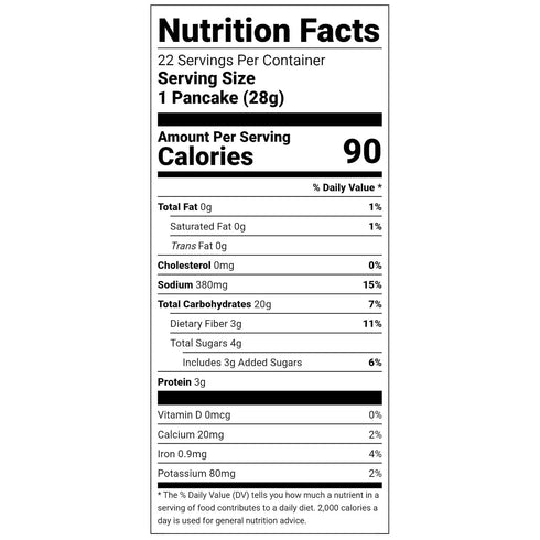 22 oz (Pack 2) War Eagle Mill Organic Blueberry Buttermilk Pancake & Waffle Mix, Bag
