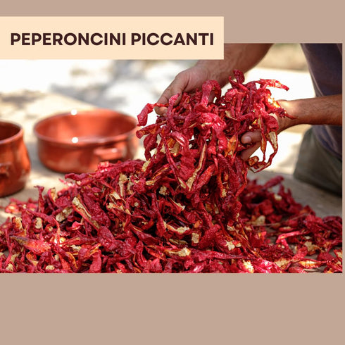 9.8 oz, ARTIGIANI DEI SAPORI - Crushed Calabrian Chili Peppers In Oil Glass, Italian Hot Chili Sauce, Peperoncini