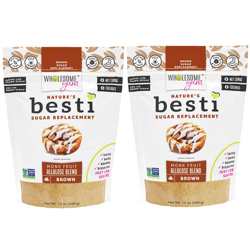 Wholesome Yum Besti Natural Brown Sugar Substitute - Keto Brown Monk Fruit