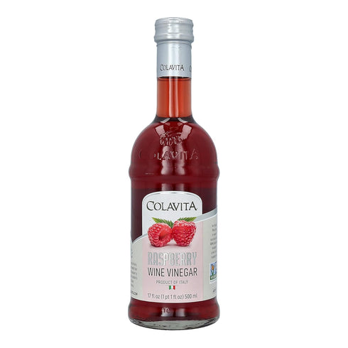 17 Oz (Pack 2) Colavita Raspberry Red Wine Vinegar, Special, Fl
