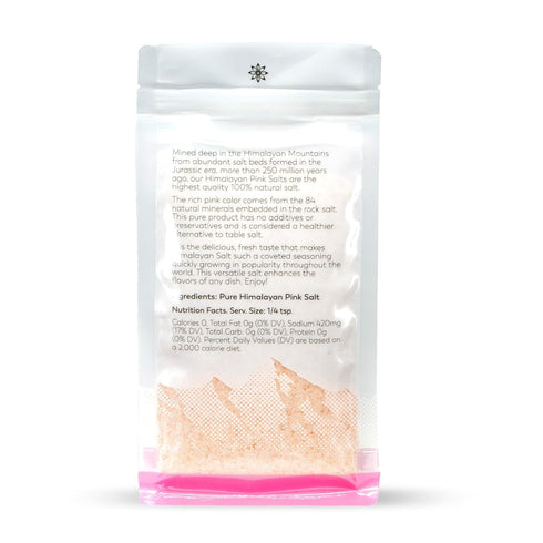 1 lb 100% 4040 The Spice Lab Pink Himalayan Salt - Sea Salt (Fine) - Bag - All Purpose Cooking & Table Salt - Non GMO