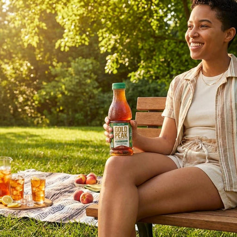 10-Pack 18.5 oz Gold Peak Variety Tea Bottles Extra Sweet, Georgia Peach, Lemon Sweetened, Sweet'd Black & Sweet Green