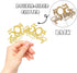 24Pcs Gold Glitter 50th Anniversary Cupcake Topper, Happy 50th Cheers to 50 Years Party Decoration Supplies