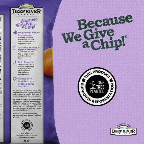 2-Ounce (Pack 24) Deep River Snacks Sweet Maui Onion Kettle Cooked Potato Chips
