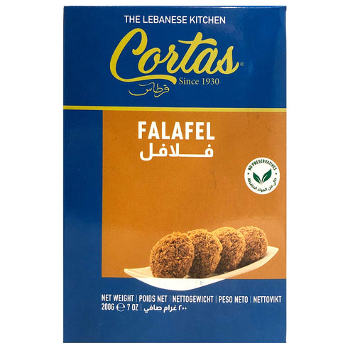 Cortas Falafel Instant Mix, 7oz (200g), Product of Lebanon, Pack of 1