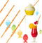 Boao 40 Pieces Mini Fish Pole Decoration, Little Fisherman Fishing Pole Picks, Mini Cupcake Picks for Birthday Party
