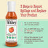 14.9oz (420g), Waebry Organic Peach Syrup Natural Fruit Syrups for Drinks, Pancakes, Tea, Shaved Ice and Ice cream