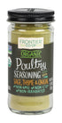 Frontier Co-op Organic Poultry Seasoning, 1.2-Ounce Jar - Sage, Thyme & Onion for Chicken, Sausage, Gravy & Stuffing