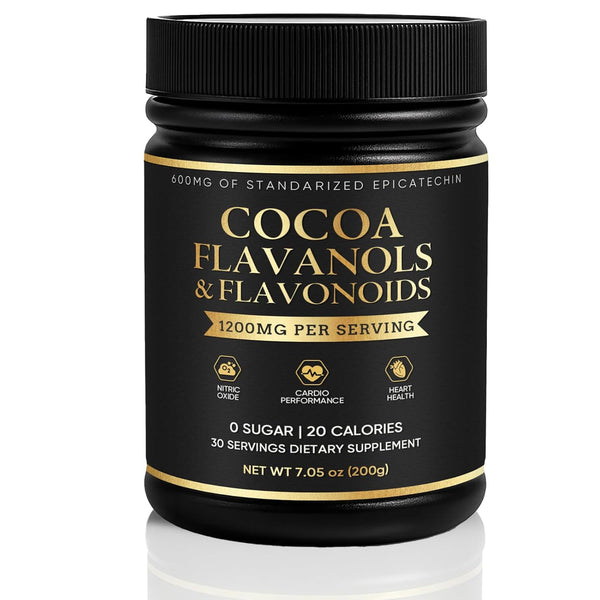 MAIA CEREMONIAL High Flavanol Cacao Powder, with 1200mg Flavanols &nattokinase, Epicatechin Blend for Supports