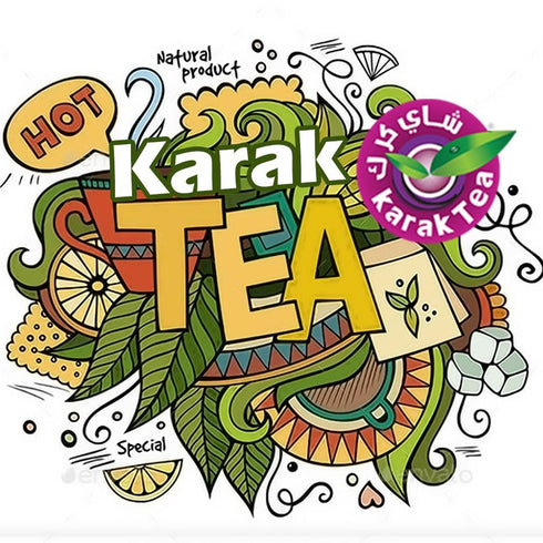 KARAK TEA Premix Powder SACHETS 200 G (Saffron) - 10 Sachets per Packet