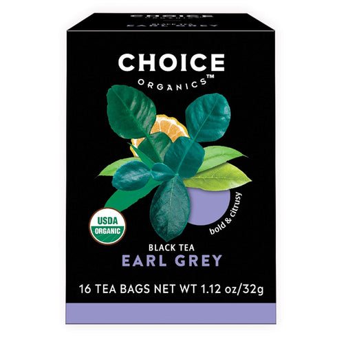 Choice Organics - Organic Earl Grey Tea (6 Pack) - With Bergamot