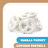 5 Pack Yogurt Covered Pretzels - Pound Bulk - Vanilla Yogurt Pretzels for Office Bowls, Snacking, and Gifting - Sweet