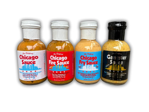 The Chicago Sauce Series | Big Fork Gourmet Variety Pack Original, Fire,