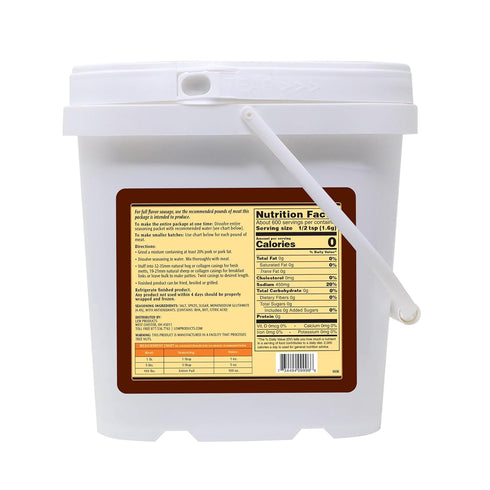100 5 6 LEM Products Backwoods Bratwurst Fresh Sausage Seasoning, Ideal for Wild Game and Domestic Meat, Seasons Up