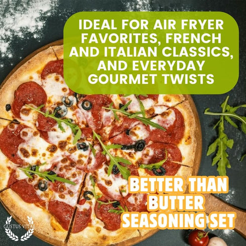 Set: 2 Pack Set GLP-1 Better Than Butter Seasoning | Gourmet Seasoning, Artisanal Spice Blends | All Natural, Non GMO |