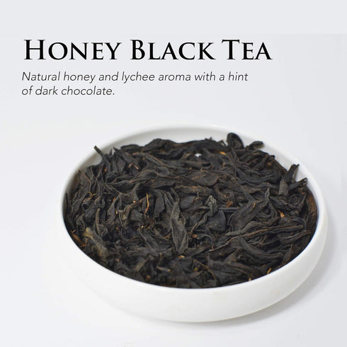 2025 (2oz) Honey Black Tea - Fresh Harvest - No Sweetener - No Added Flavors - Loose Leaf Black Tea from Taiwan - Tea