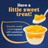4.3oz 36 Dole Fruit Bowls Low Fat Peaches & Creme Parfait Snacks, Total Cups, Gluten & Dairy Free, Bulk Lunch Snacks