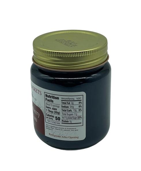 9 oz 2 Amish Black Raspberry Seedless Jam Non GMO Vegan All Natural - - Jars