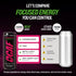 12 oz (Pack 12) CAF Energy Paraxanthine Energy Drink, Caffeine Alternative, Sugar Free, Raspberry Passionfruit, Smooth