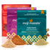 moji masala Indian Spice Kits – Variety of Seasonings Sets – Palak Masala, Gobi Masala, Aloo Rasedar Spice Blend –