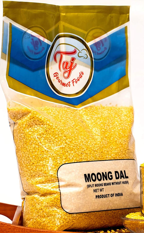 TAJ Gourmet Foods (4-Pounds) TAJ Moong Dal Mung Lentils