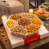 (7 1 LB) Package, NUT CRAVINGS - Mothers Day Treats, Mixed Nuts Gift Basket in Red Gold Classic Box Assortments, Treats