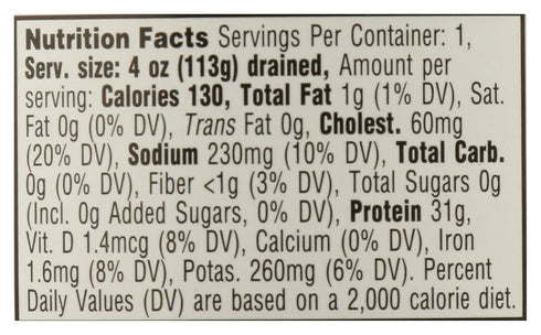 365 5 by Whole Foods Market, Unsalted Skipjack Tuna in Water, Ounce