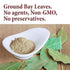 The Spice Way Bay Leaves - Ground (4 oz) Bay Leaf Powder for Cooking Soups, Stews, and Vegetables
