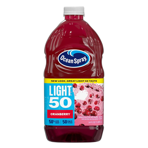 Ocean Spray Cran50 Cranberry Juice Drink, 64 Fl Oz Bottle (Pack of