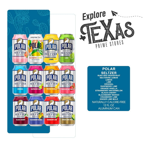 Polar Seltzer 16 Pack 12 oz Master Collection of Premium Sparkling Water fl Can
