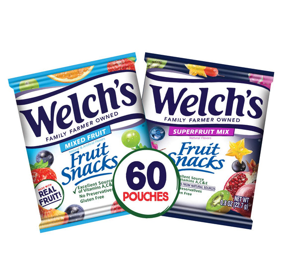 Welch's Fruit Snacks(Pack of 60)